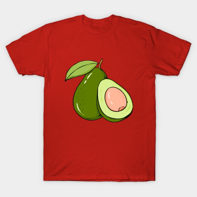 Avocado T-Shirt by Mako Design 